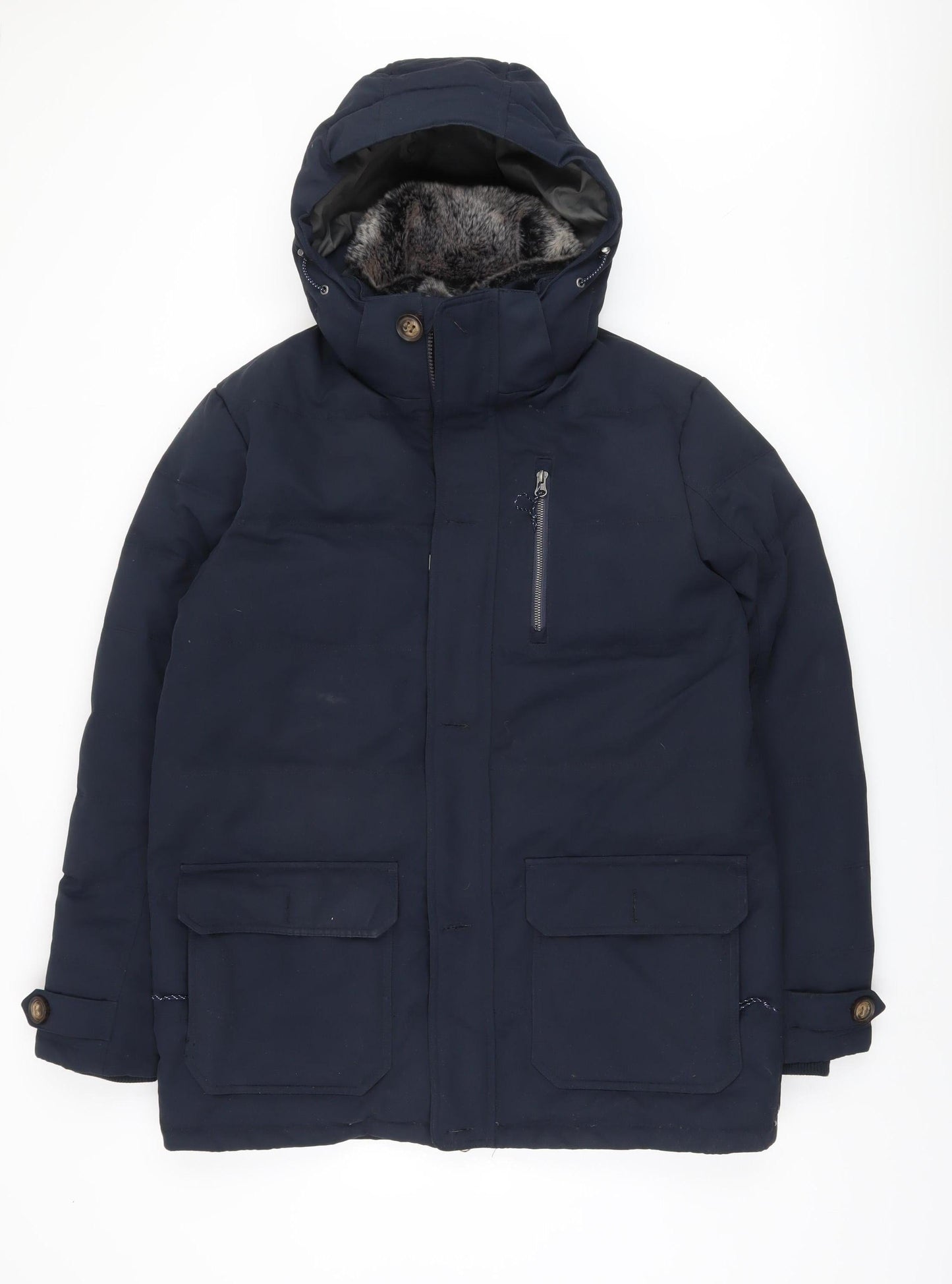 TOG TWENTY FOUR Men's Blue Puffer Jacket M
