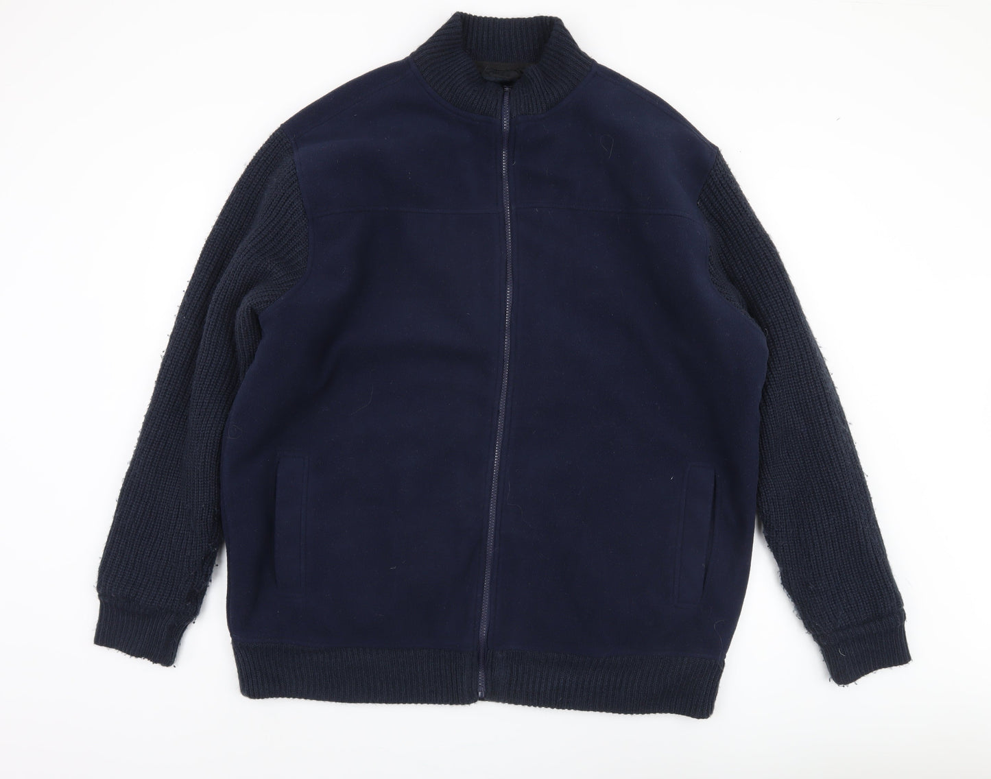 James Pringle Men's Blue 2XL Knit Jacket, Casual Wear