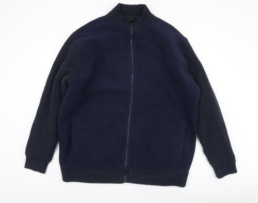 James Pringle Men's Blue 2XL Knit Jacket, Casual Wear