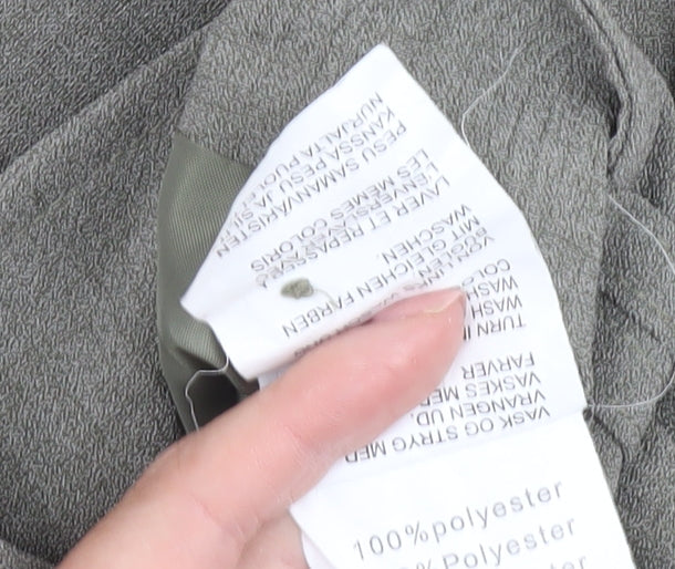 Brandtex Women Beige A-Line Skirt Size 12 Polyester