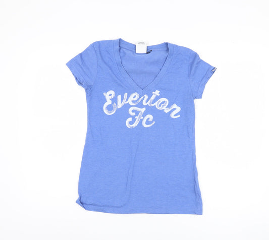 Everton Women’s Blue V-Neck T-Shirt Size 10
