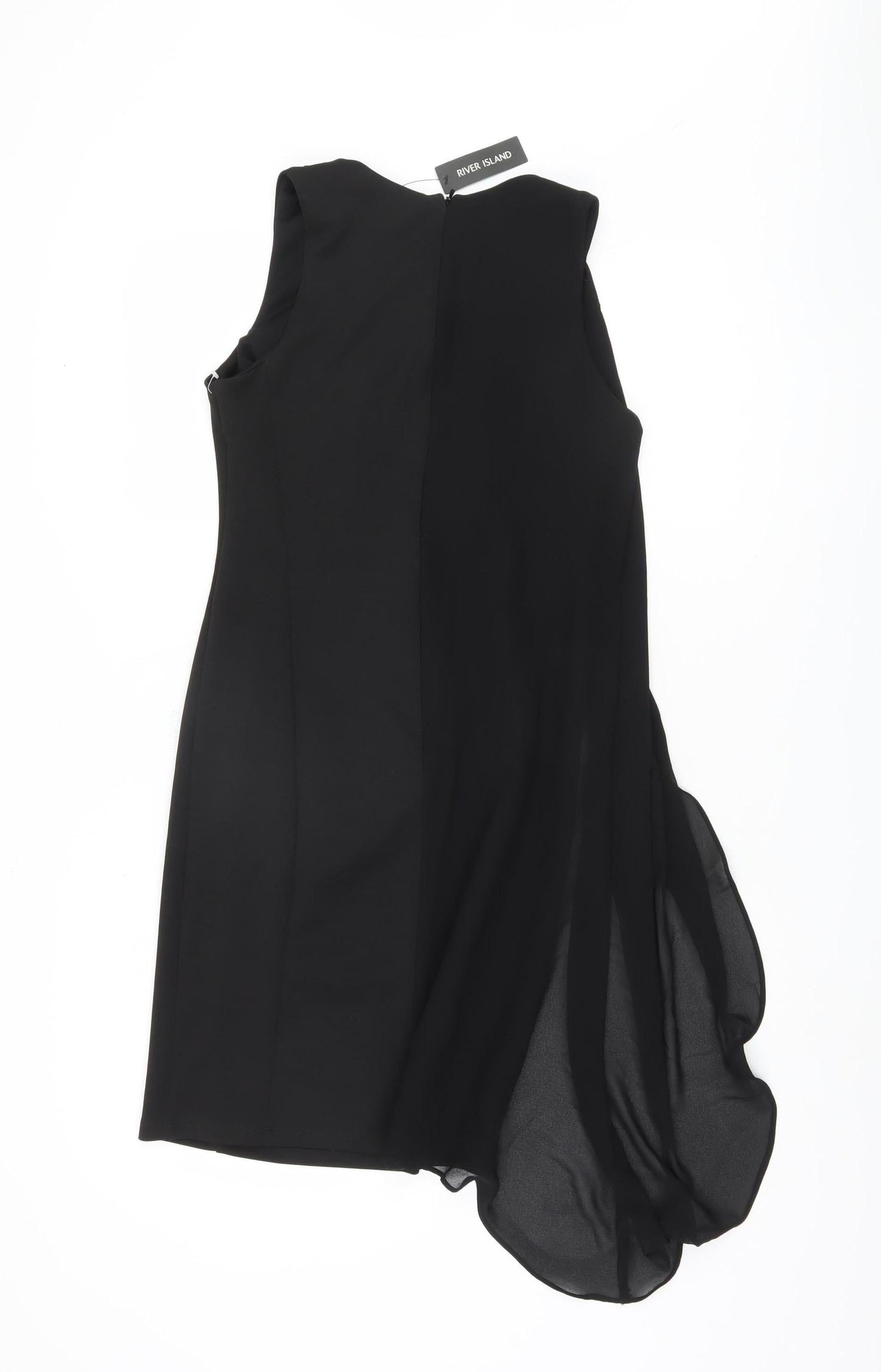 River Island Women's Black Shift Dress Size 6