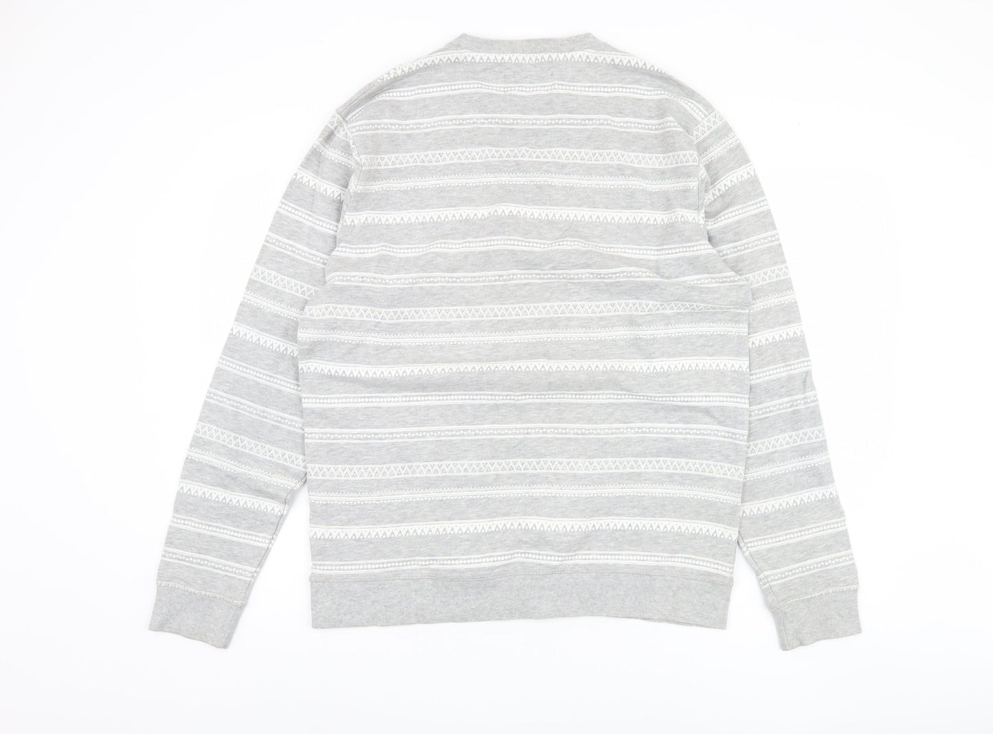 ONLY & SONS Grey XL Geometric Sweatshirt Men