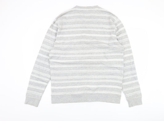 ONLY & SONS Grey XL Geometric Sweatshirt Men