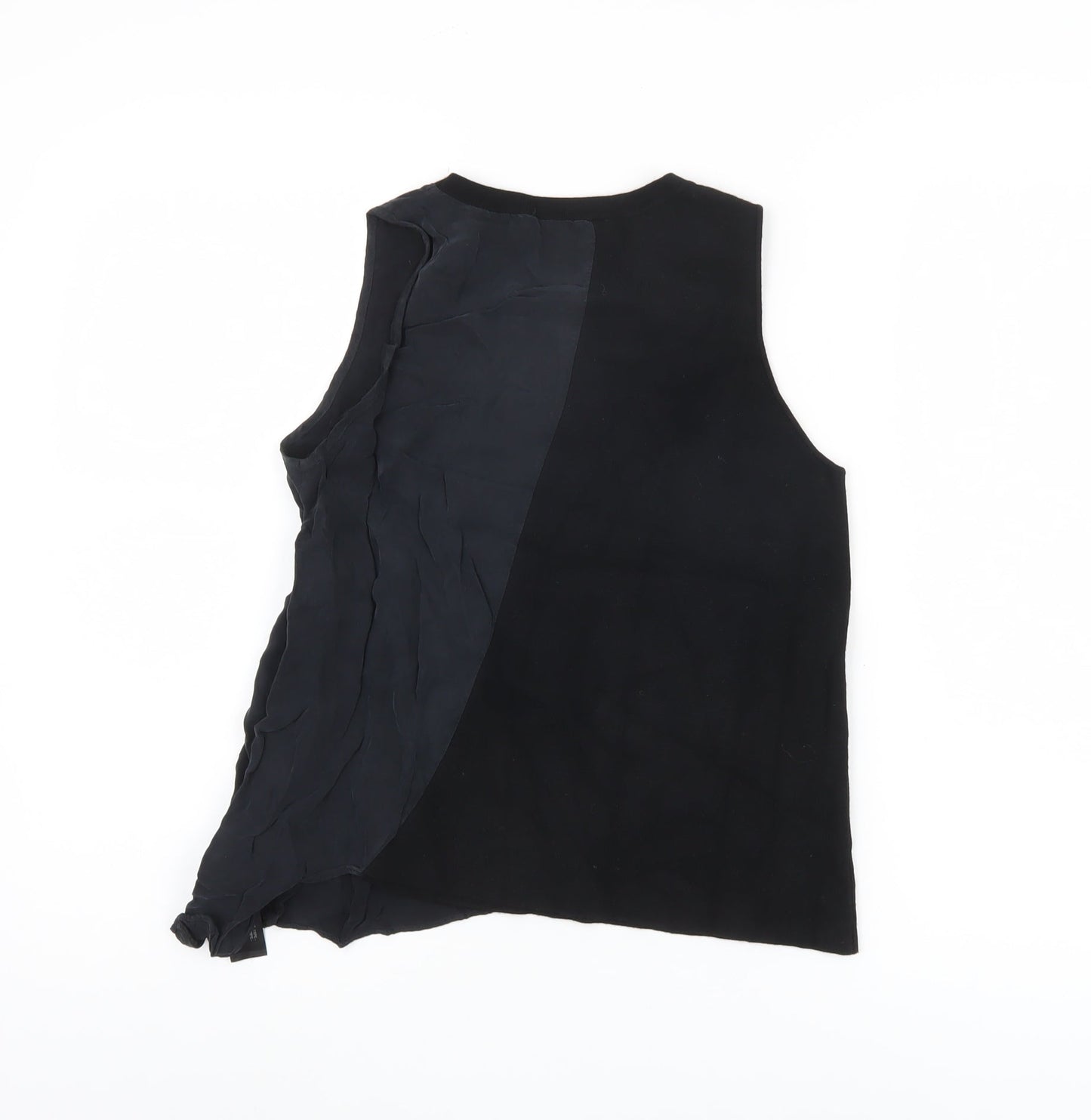 Zara Women Black Tank Top, S, Autumn Knit Casual