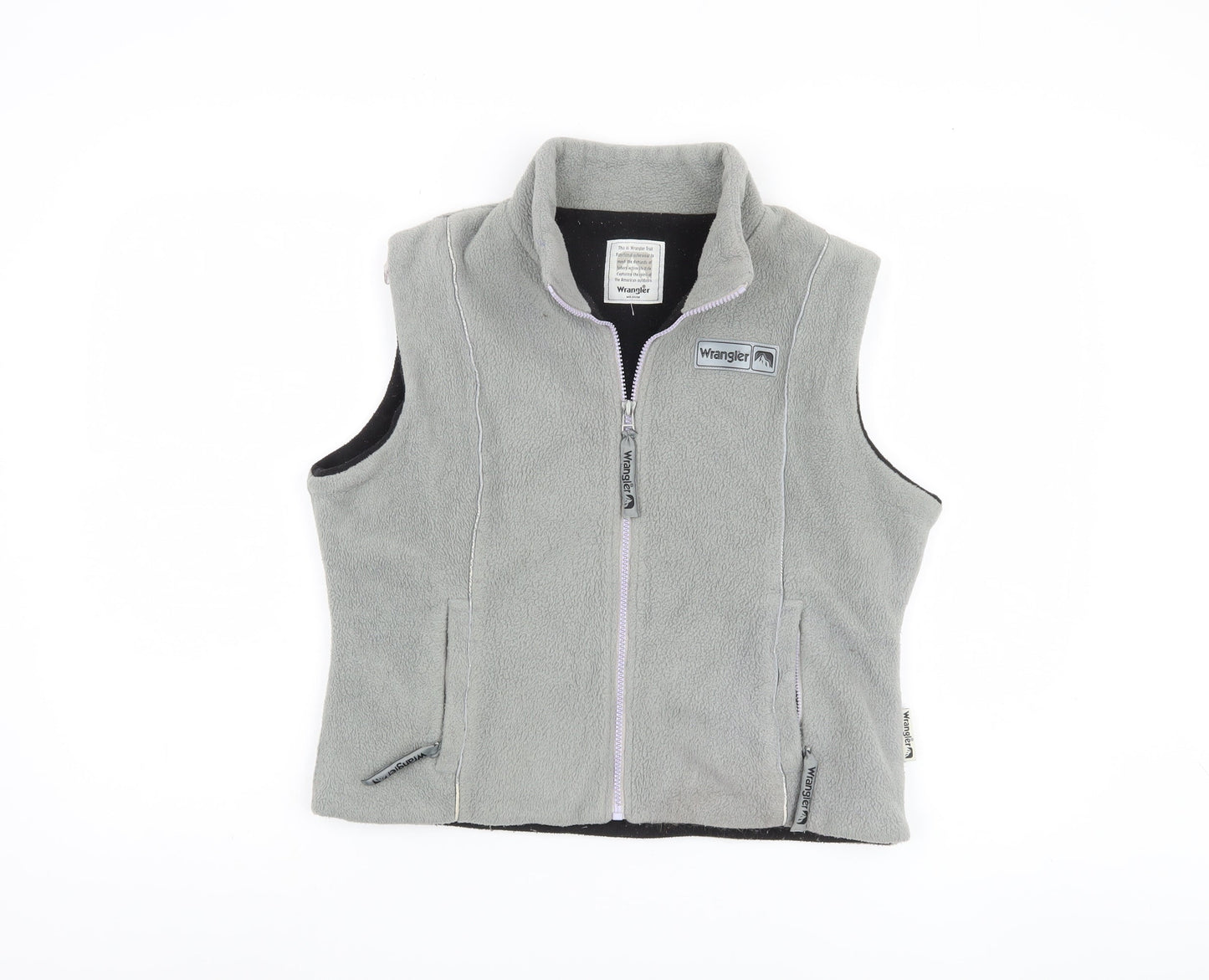 Wrangler Women's Grey Fleece Waistcoat, Size M, Casual