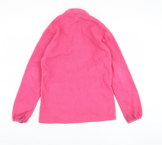 Mountain Warehouse Girls Pink Fleece Jacket 13 Years