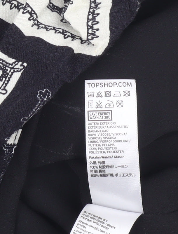 Topshop Women's Multicoloured Camisole Tank Top Size 12