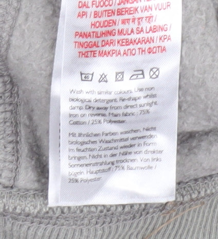 Jack Wills Grey Full Zip Hoodie - Men's S