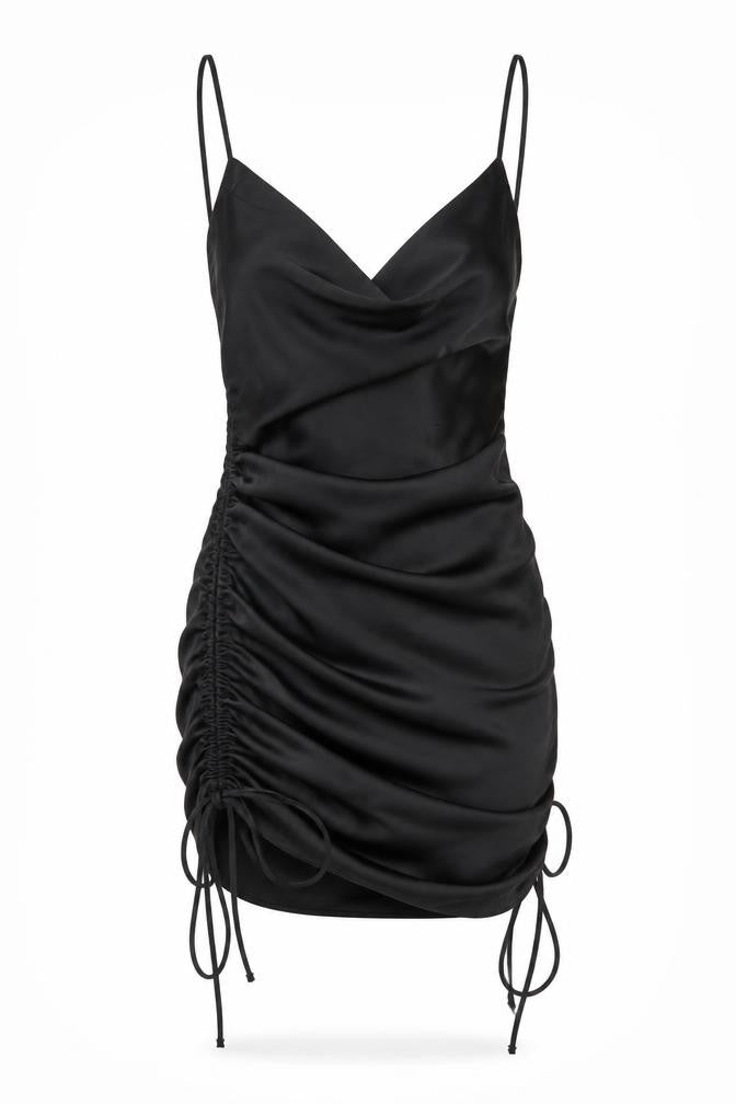 Zara Women's Black Slip Dress XS Party Wear