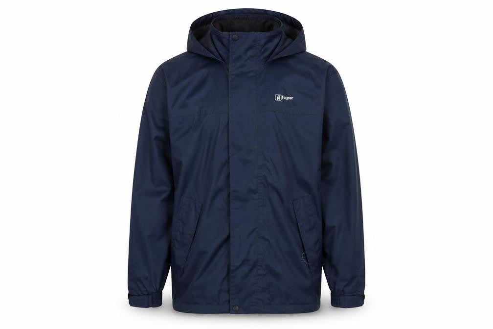 Hi Gear Men's Blue XS Rain Coat Hooded Outdoor