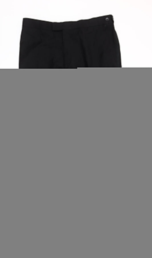Pierre Cardin Men's Black Trousers Size 38