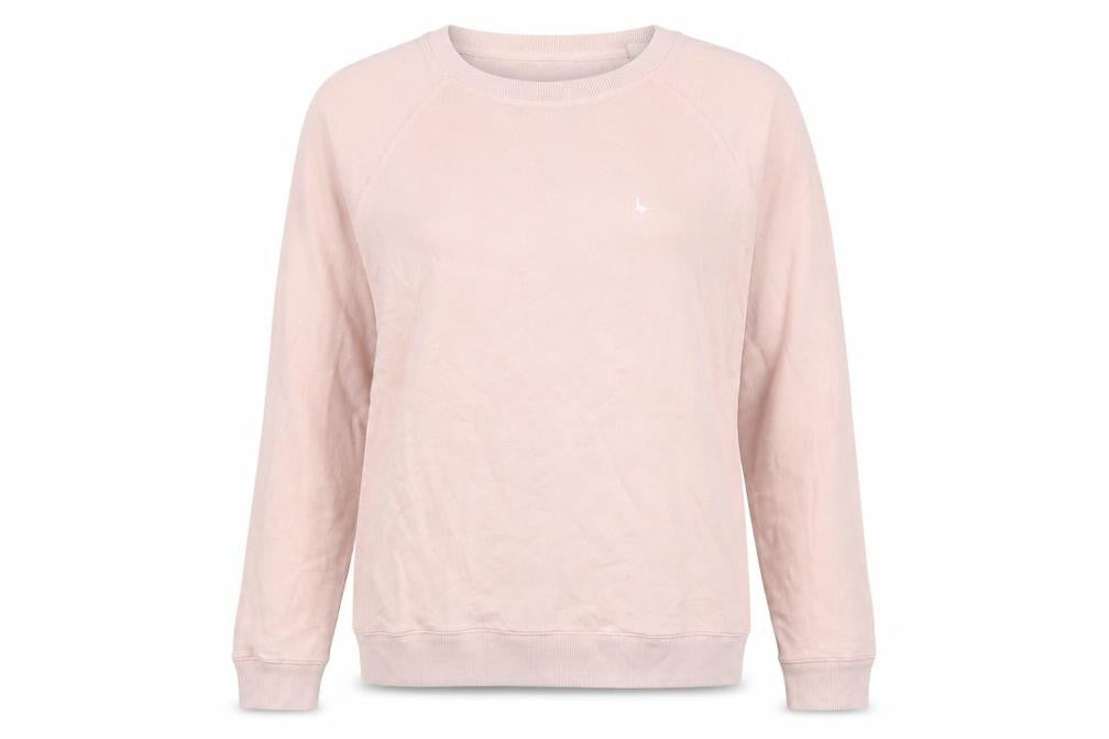 Womens UK 12 Regular Jack Wills Pink Pullover Sweatshirt
