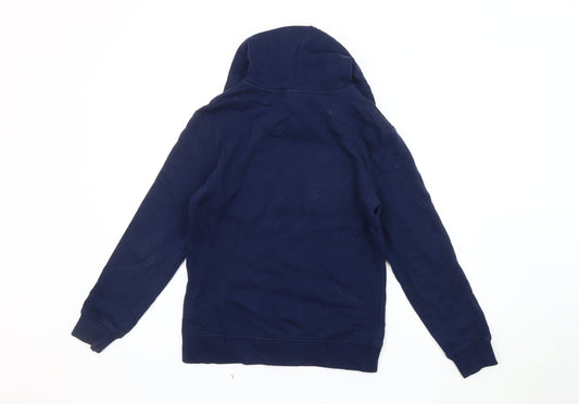 L.O.G.G. Boys Blue Hoodie NYC Logo Pullover 11-12 Years