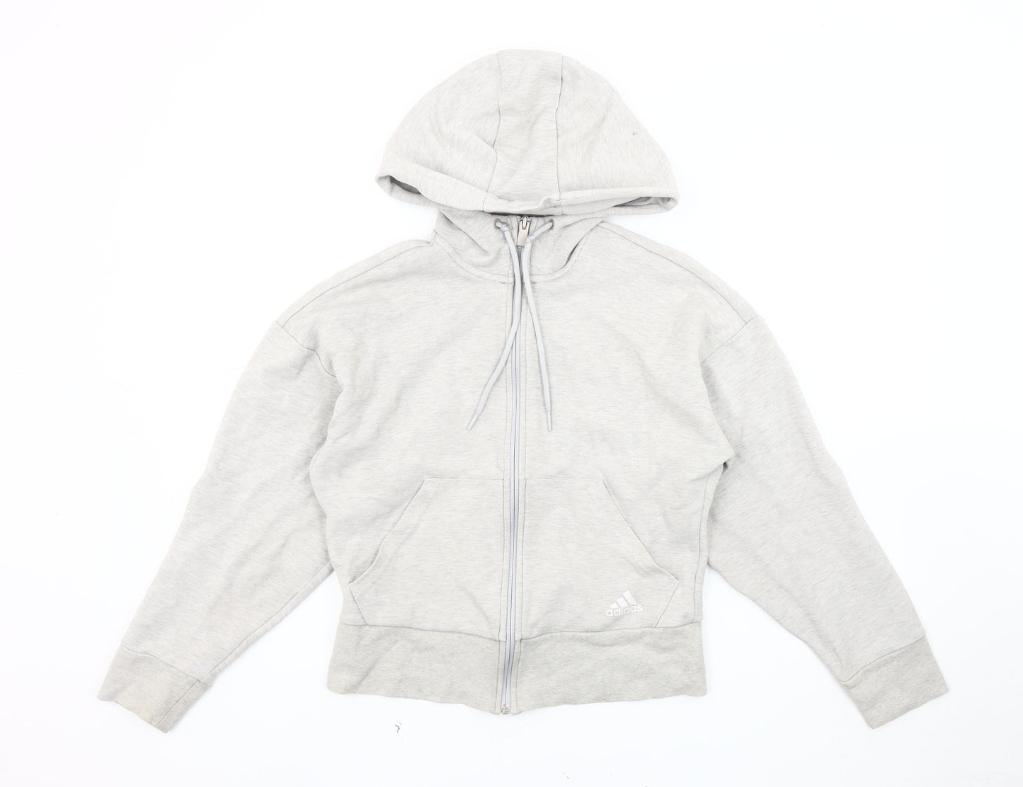 Adidas Women's Grey Basic Jacket 2XS