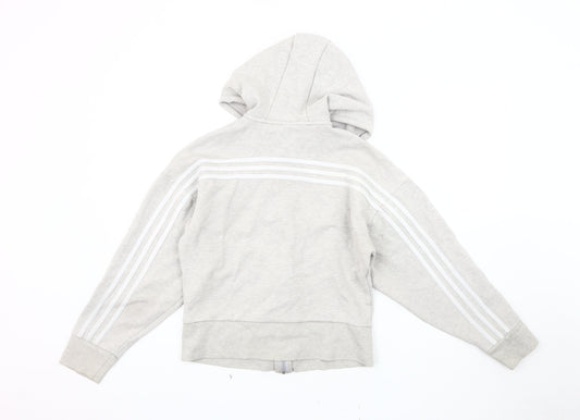Adidas Women's Grey Basic Jacket 2XS