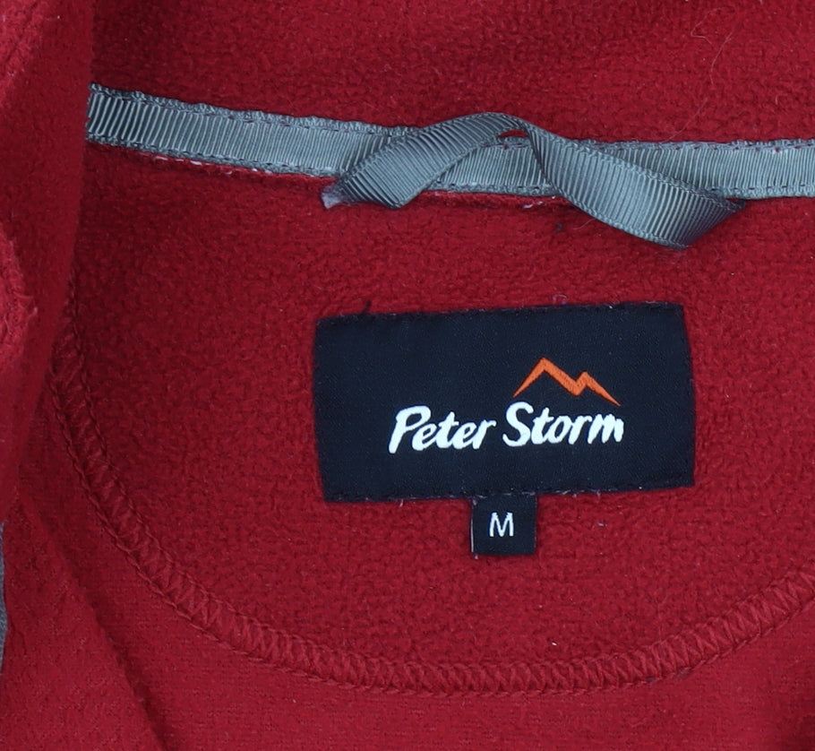Peter Storm Men's Red Pullover Fleece Sweatshirt M