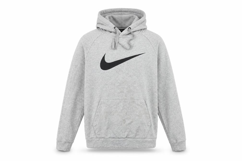 Mens UK S Regular Nike Grey Pullover Hoodie