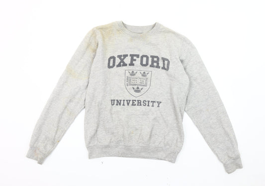 Oxford University Men’s Grey Pullover Sweatshirt XS