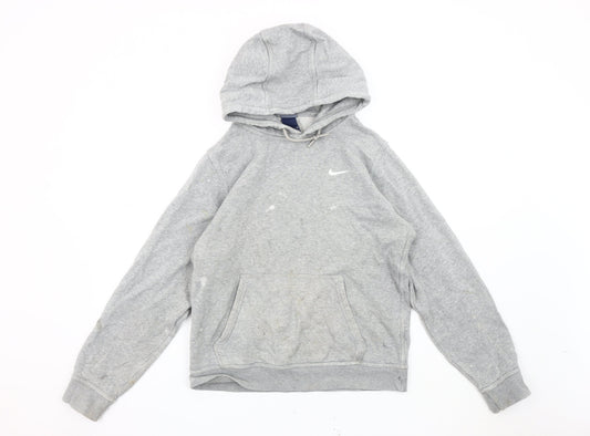 Nike Men's Grey S Pullover Hoodie