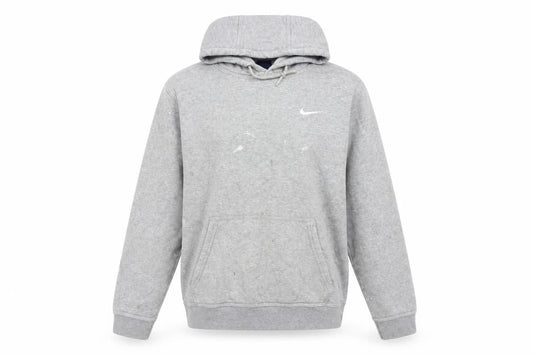 Mens UK S Regular Nike Grey Pullover Hoodie