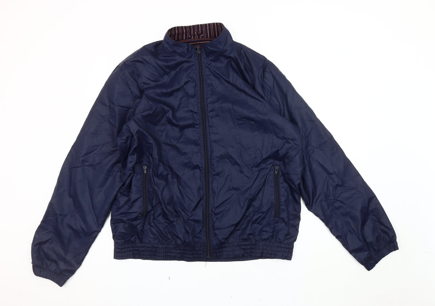Marks and Spencer Men's Blue Nylon Jacket, Size 44