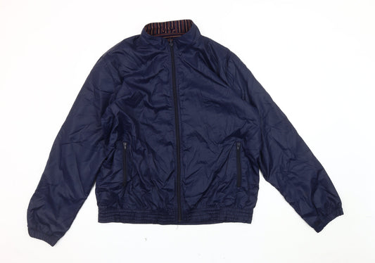 Marks and Spencer Men's Blue Nylon Jacket, Size 44