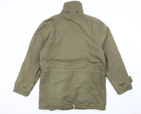 Boston Athletic Club Men's Green Parka Jacket M