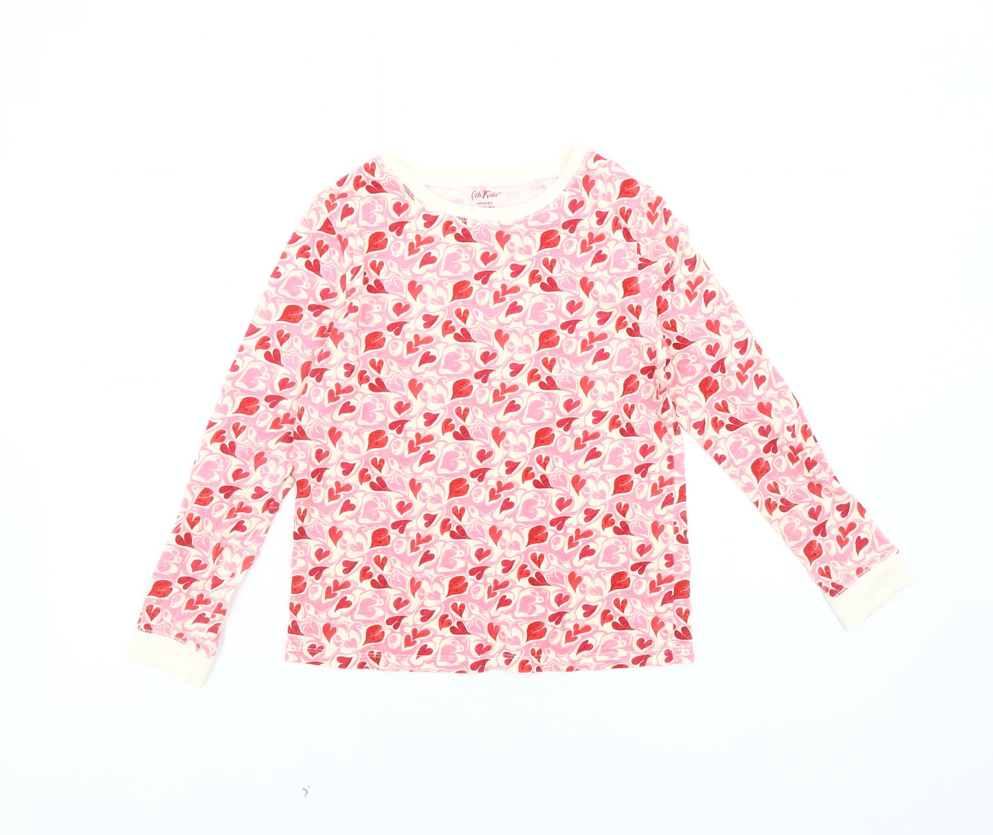 Cath Kids Girls Pink Floral Long Sleeve T-Shirt 11-12 Years
