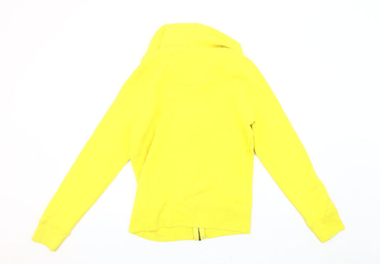 Hollister Yellow Hooded Jacket - Size S, Unisex