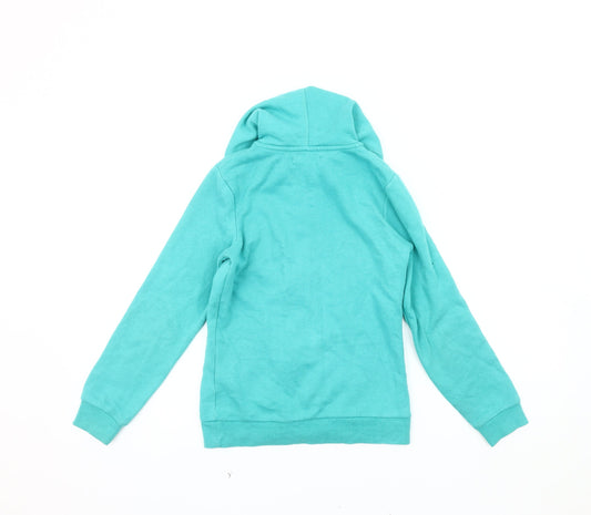 Roxy Girls Blue Hooded Jacket - Size 10, Winter Favourite