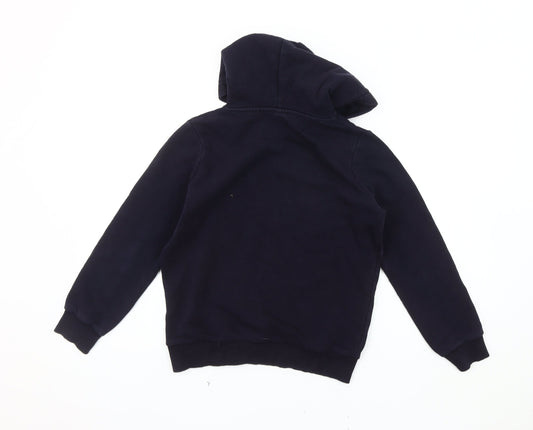 Hype Boys Black Pullover Hoodie, 11-12 Years, Stylish Casual