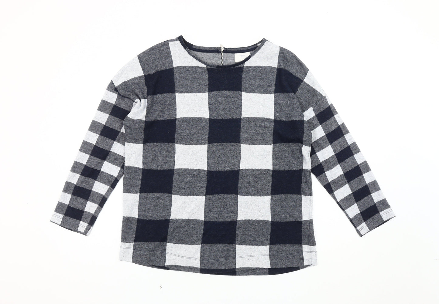 Next Women's Multicoloured Check Top Size 14