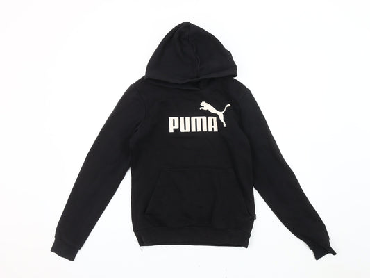 Puma Boys Black Pullover Hoodie M - Casual Sportswear