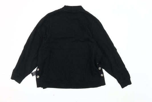 AllSaints Women's Black Pullover Sweatshirt Size S