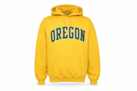 Mens UK S Regular Champion Yellow Pullover Hoodie