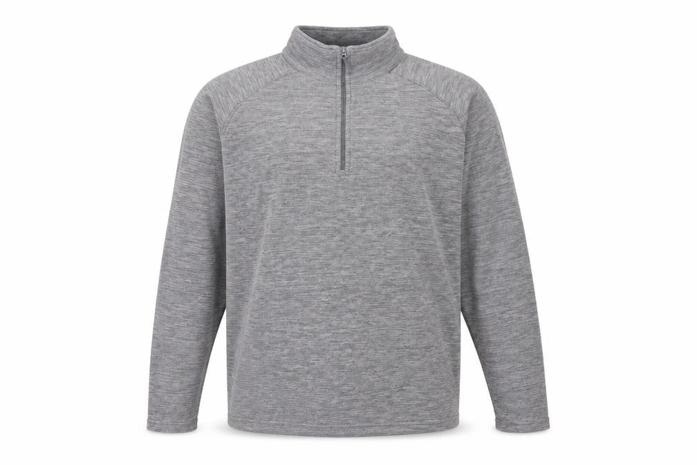 Unisex Adults UK L Regular Mountain Warehouse Grey 1/4 Zip Sweatshirt