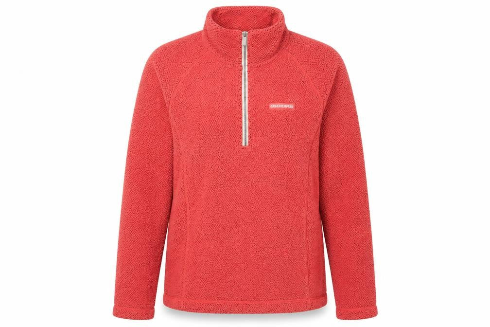 Womens UK 10 Regular Craghoppers Red Pullover Hoodie