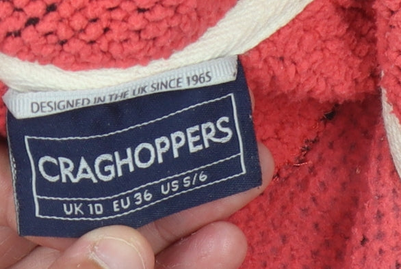 Craghoppers Women's Red Pullover Hoodie, Size 10, Casual