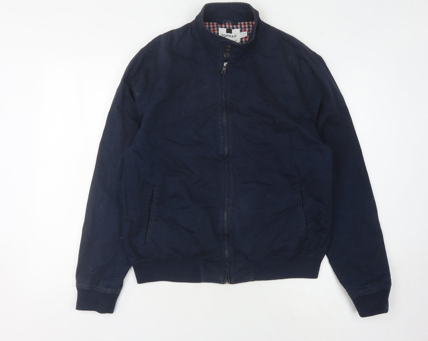 Topman Men's Blue Medium Casual Jacket