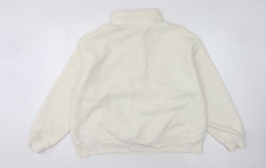Marks and Spencer Women Ivory Sweatshirt L