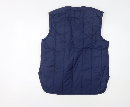 L'avenir Men's Blue Puffer Waistcoat Size 40 in