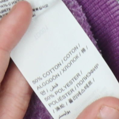 Superdry Women's Purple Full Zip Hoodie, L