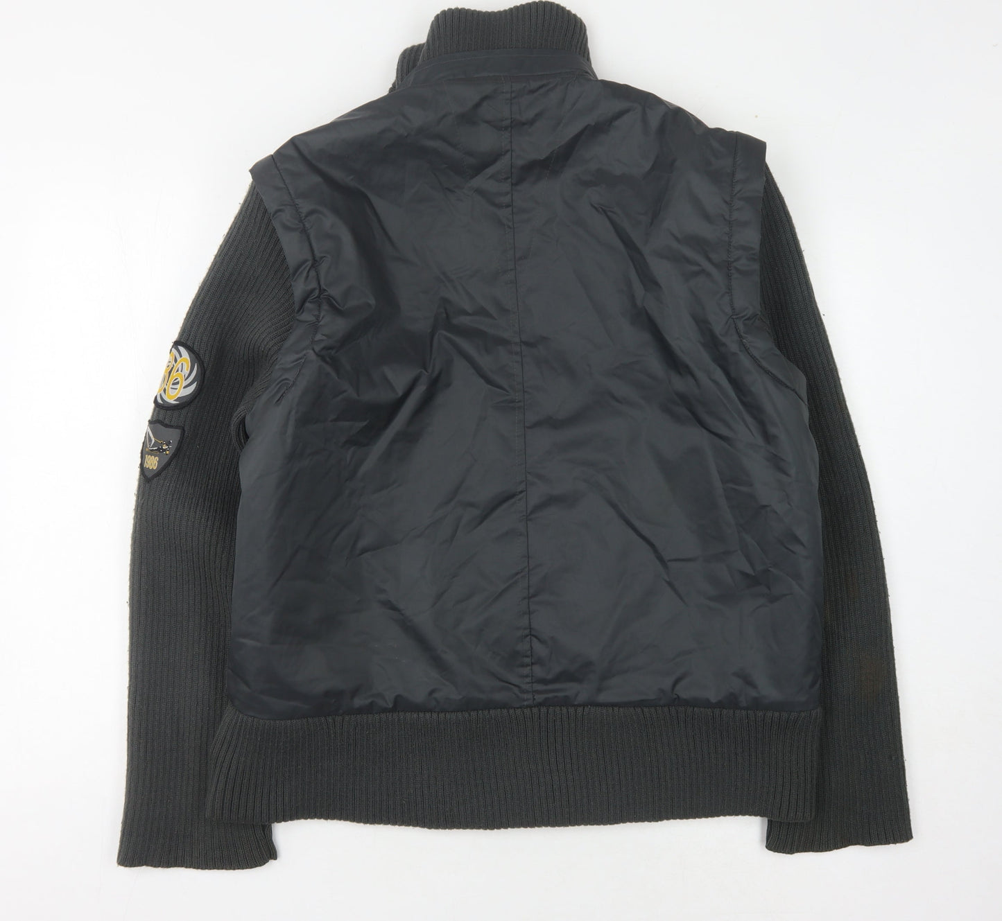 Petroleum Men's Grey Bomber Jacket L Size