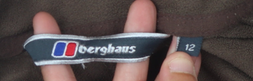 Berghaus Women's Brown Fleece Jacket Size 12