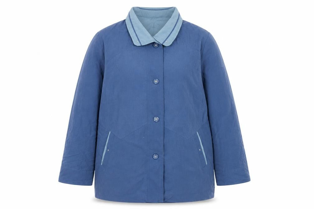 Gabriella Vicenza Women's Blue Button Coat Size 16/18