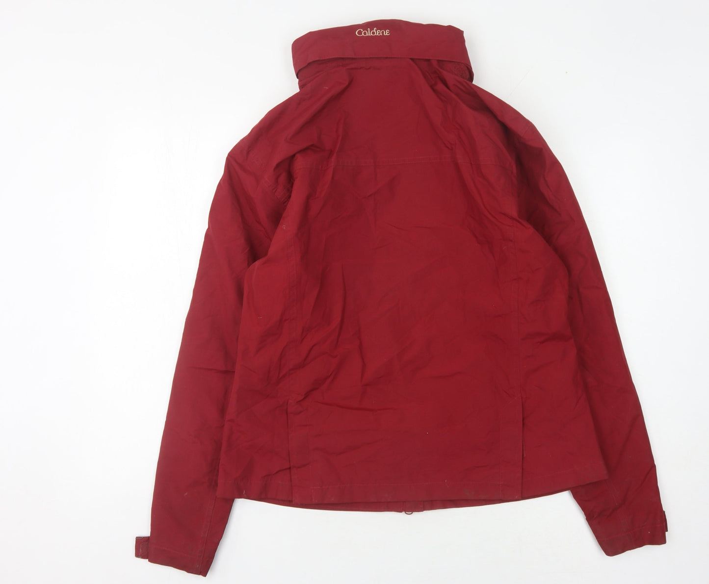 Caldene Men's Red Rain Jacket M Hooded