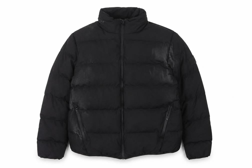 Lonsdale Men's Black 2XL Puffer Jacket with Zip