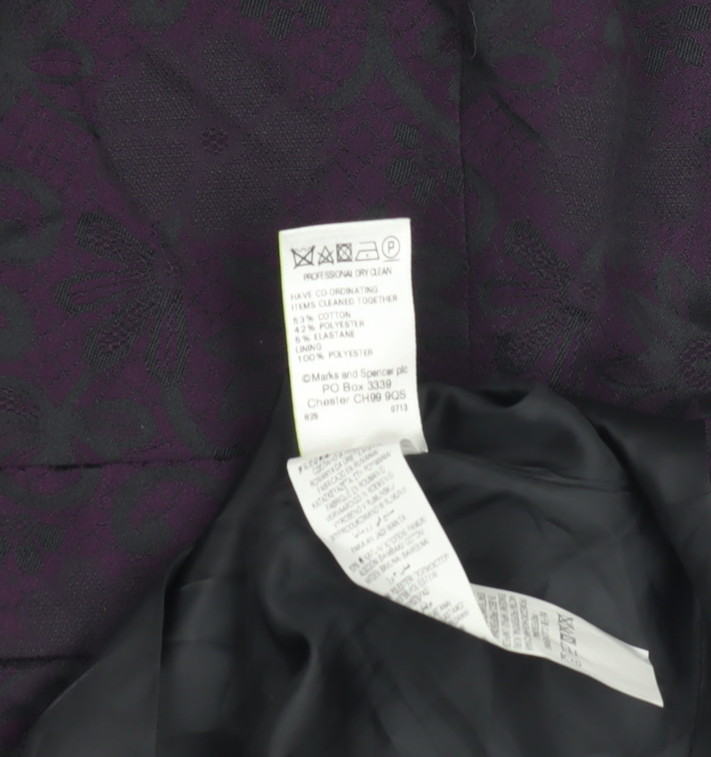 Marks and Spencer Women's Purple Dress Size 18