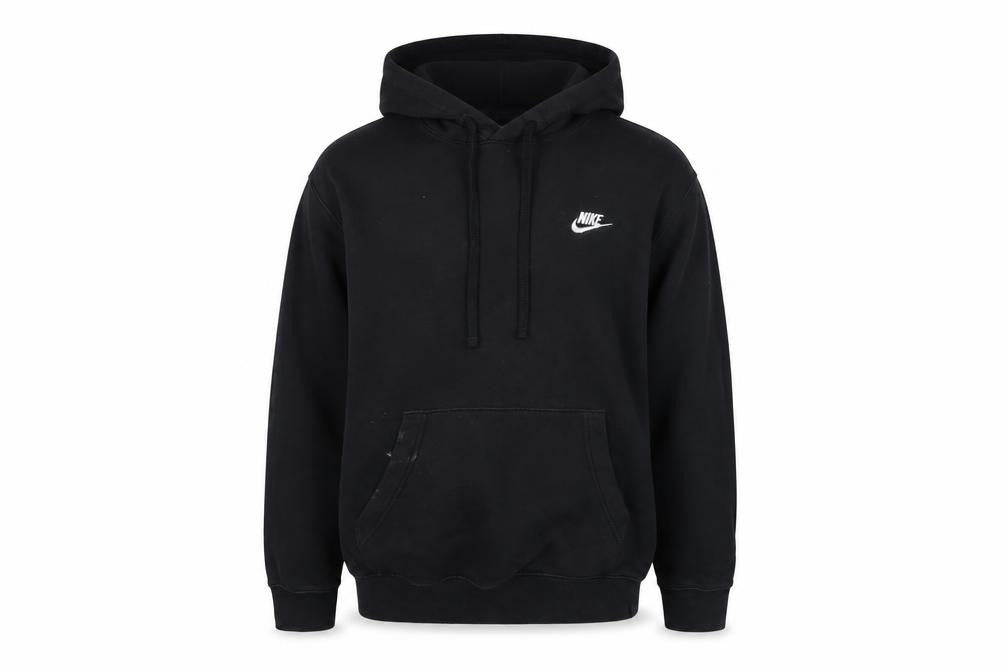 Mens UK M Regular Nike Black Pullover Hoodie